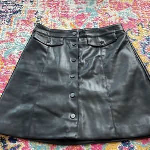 H&M leather skirt 4
